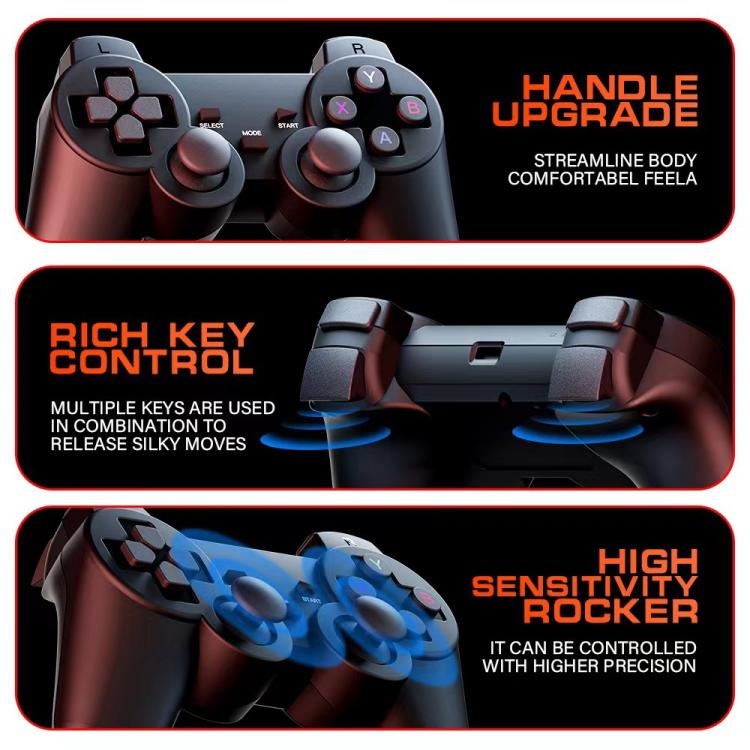 Proiettore per giochi P30 Android 11 720P con controller wireless