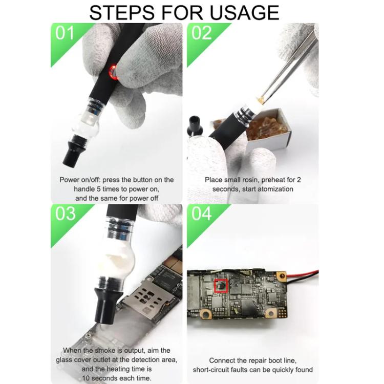 RELIFE Cell Phone Repair Rosin Spray Pen Motherboard Short Circuit Detection No Solder Flux Spray