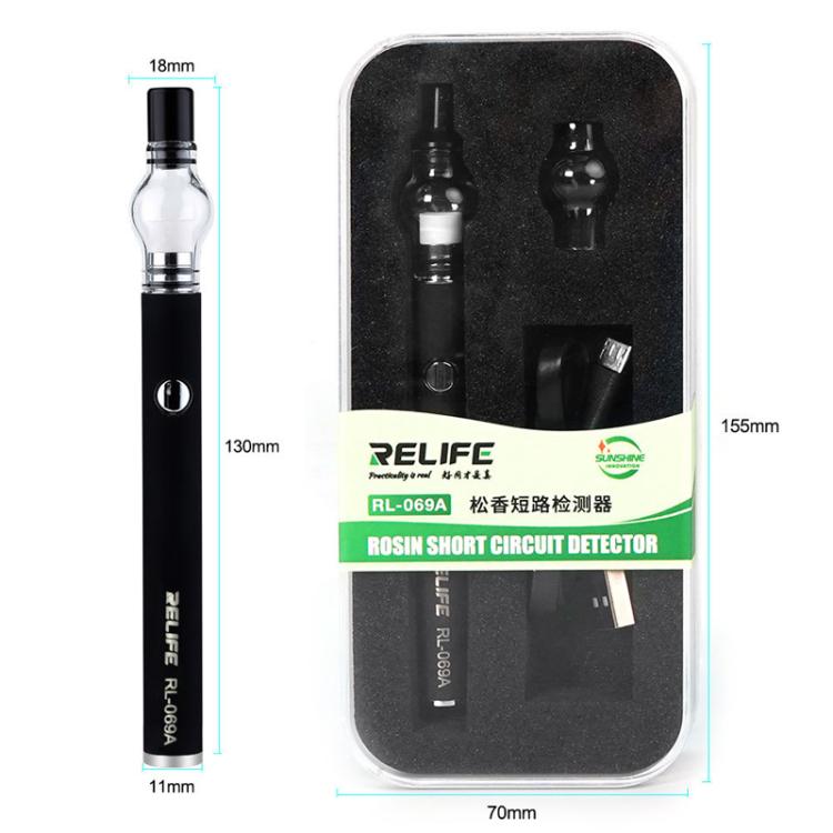 RELIFE Cell Phone Repair Rosin Spray Pen Motherboard Short Circuit Detection No Solder Flux Spray