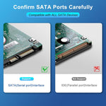 Cavo di alimentazione per disco rigido del computer SATA3.0 con schermatura in alluminio intrecciato, 0.5m
