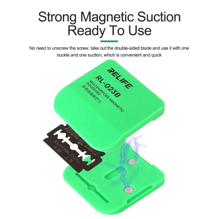 RELIFE RL-023B Multipurpose Magnetic Spatula for LCD Screen Glass Cleaning