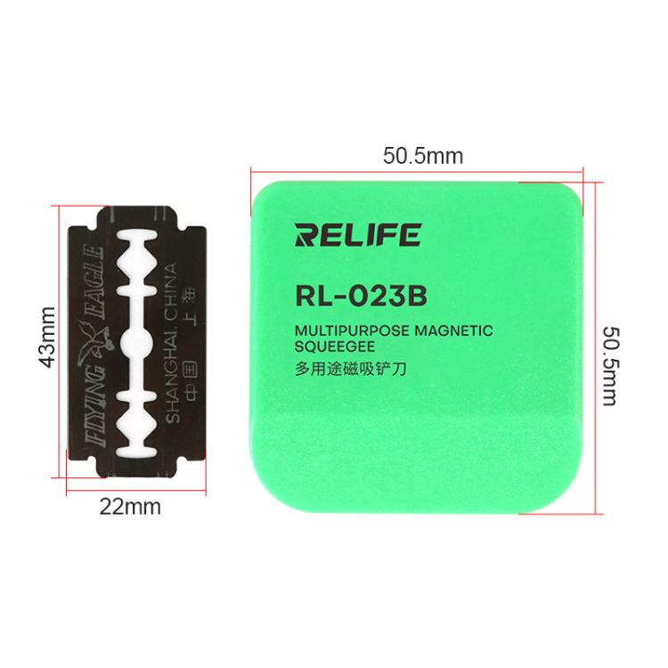 Spatola magnetica multiuso per la pulizia del vetro dello schermo LCD, RELIFE RL-023B