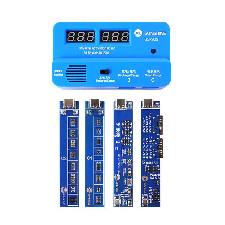 Universal Battery Activation Board V9.0 Fast Charge Maintenance Line for iPhone Android Repair Test Tool, SUNSHINE SS-909