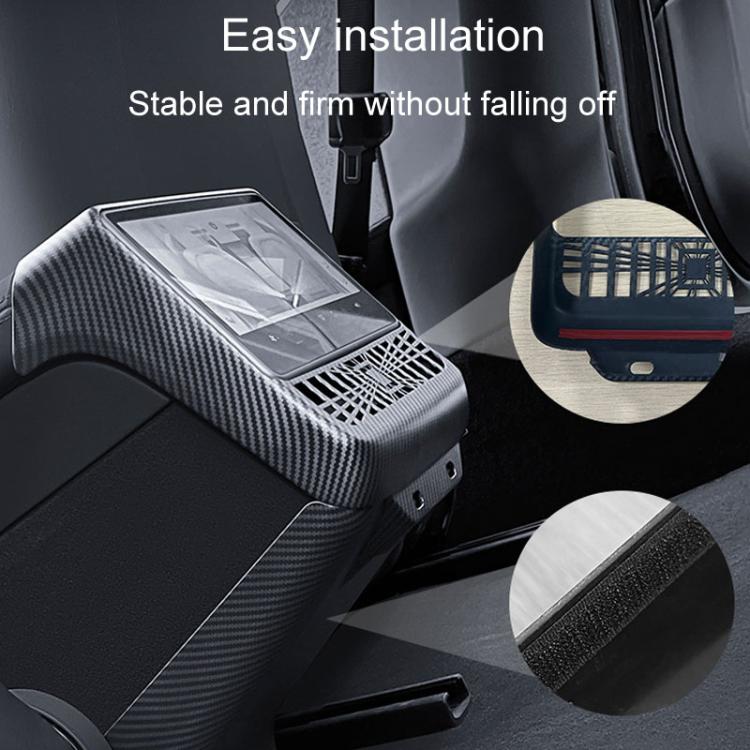 Per Tesla Nuovo Modello 3 / Y Telaio di Protezione per Presa d'Aria Posteriore dell'Automobile, Matte Carbon Pattern, Glossy Carbon Pattern, Matte Black