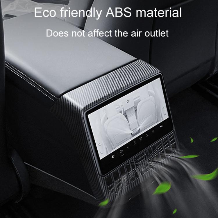 Per Tesla Nuovo Modello 3 / Y Telaio di Protezione per Presa d'Aria Posteriore dell'Automobile, Matte Carbon Pattern, Glossy Carbon Pattern, Matte Black