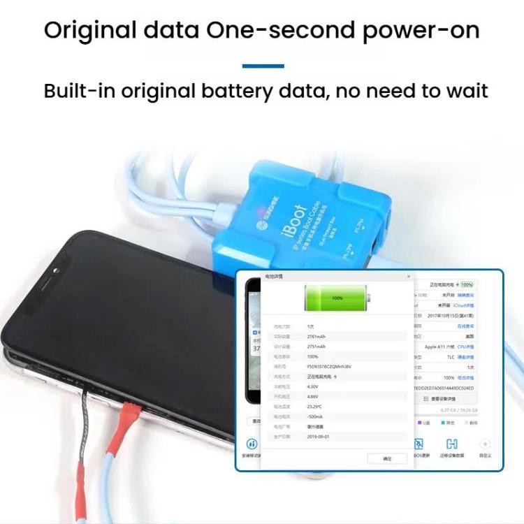 For iPhone Battery Power Test Boot Cable Cell Phone Repair Boot Control Line, SUNSHINE iBoot A