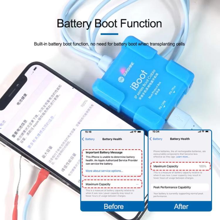 Per iPhone Batteria Alimentazione Test Cavo di Avvio Riparazione Cellulare Linea di Controllo di Avvio, SUNSHINE iBoot A