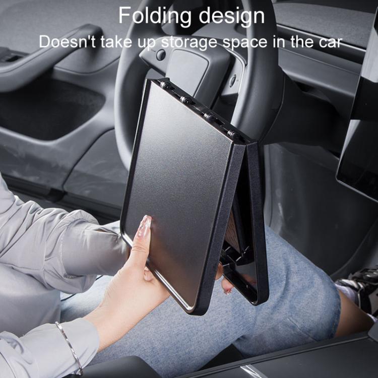Per Tesla Model Y / 3 Car Front Center Control Plate Folding Tray Table