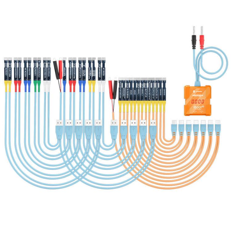 For iPhone Android Power Cable Cell Phone Repair Tool Battery Power Test Boot Cable, SUNSHINE iBoot D