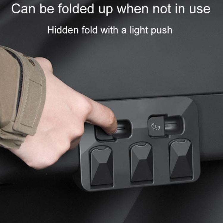 Per Tesla Model Y Car Hidden Trunk Modifica Pulsante Gancio Pieghevole, For Tesla Model Y