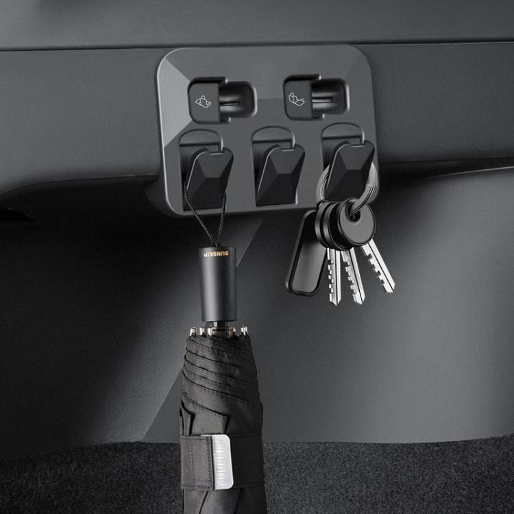 Per Tesla Model Y Car Hidden Trunk Modifica Pulsante Gancio Pieghevole, For Tesla Model Y