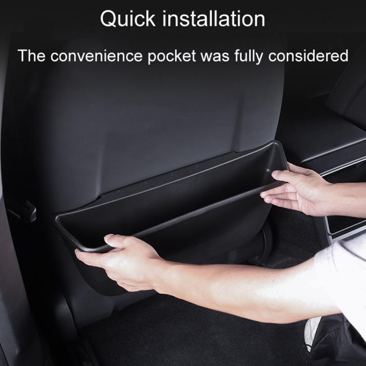 Contenitori per lo stoccaggio umido e asciutto del sedile posteriore dell'auto, For Tesla Model 3 / Y, For Tesla New Model 3