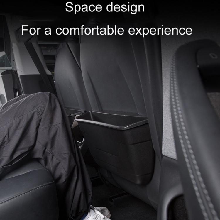 Contenitori per lo stoccaggio umido e asciutto del sedile posteriore dell'auto, For Tesla Model 3 / Y, For Tesla New Model 3