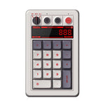 8BitDo Retro18 Tri-mode Connection Computer Tastiera numerica meccanica Contatore 2 in 1, Light Gray, Brown, Gray, Red