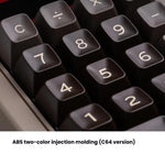 8BitDo Retro18 Tri-mode Connection Computer Tastiera numerica meccanica Contatore 2 in 1, Light Gray, Brown, Gray, Red