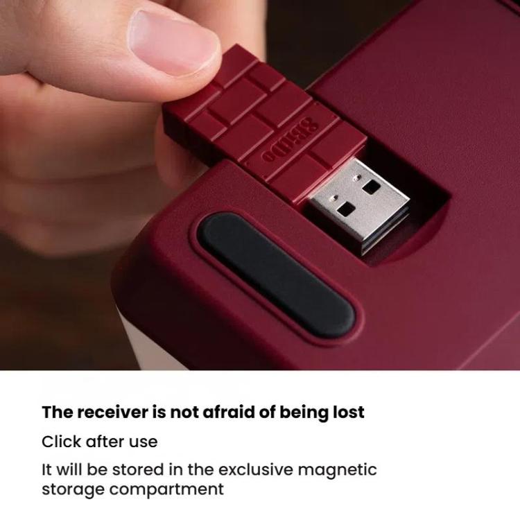 8BitDo Retro18 Tri-mode Connection Computer Tastiera numerica meccanica Contatore 2 in 1, Light Gray, Brown, Gray, Red