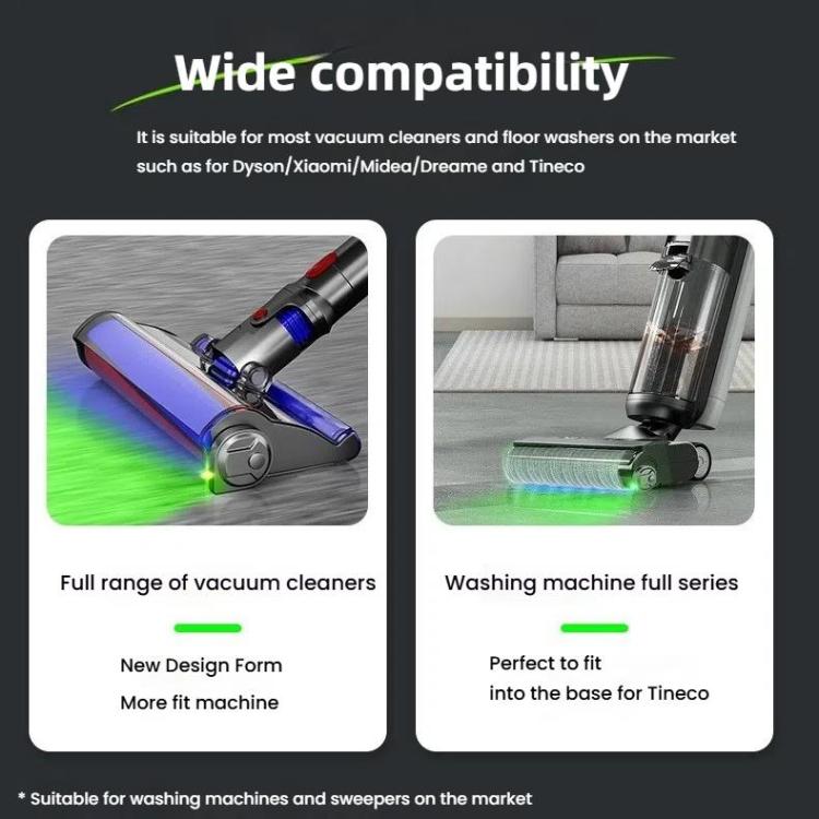 Lampada LED antibatterica per aspirapolvere universale per Dyson / Dreame / Tineco, ecc., Gen 2