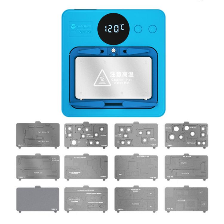 Kit di piattaforma di riscaldamento per riparazione intelligente della scheda madre del telefono cellulare Supporto IP7G-16PM/Android Universal, SUNSHINE SS-T12B 13 In 1, SUNSHINE SS-T12B 9 In 1