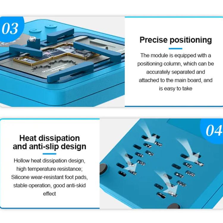 Mobile Phone Motherboard Intelligent Repair Heating Platform Kit Support IP7G-16PM/Android Universal, SUNSHINE SS-T12B 13 In 1, SUNSHINE SS-T12B 9 In 1