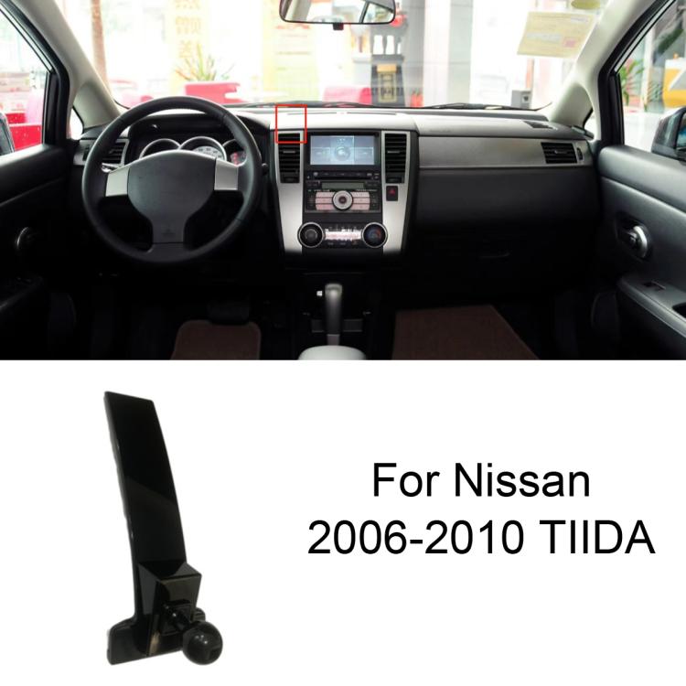 Base montaggio supporto cellulare per Nissan Tiida e Sylphy