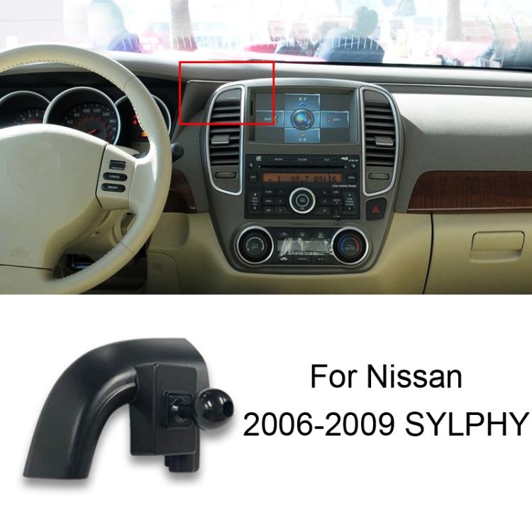 Base montaggio supporto cellulare per Nissan Tiida e Sylphy