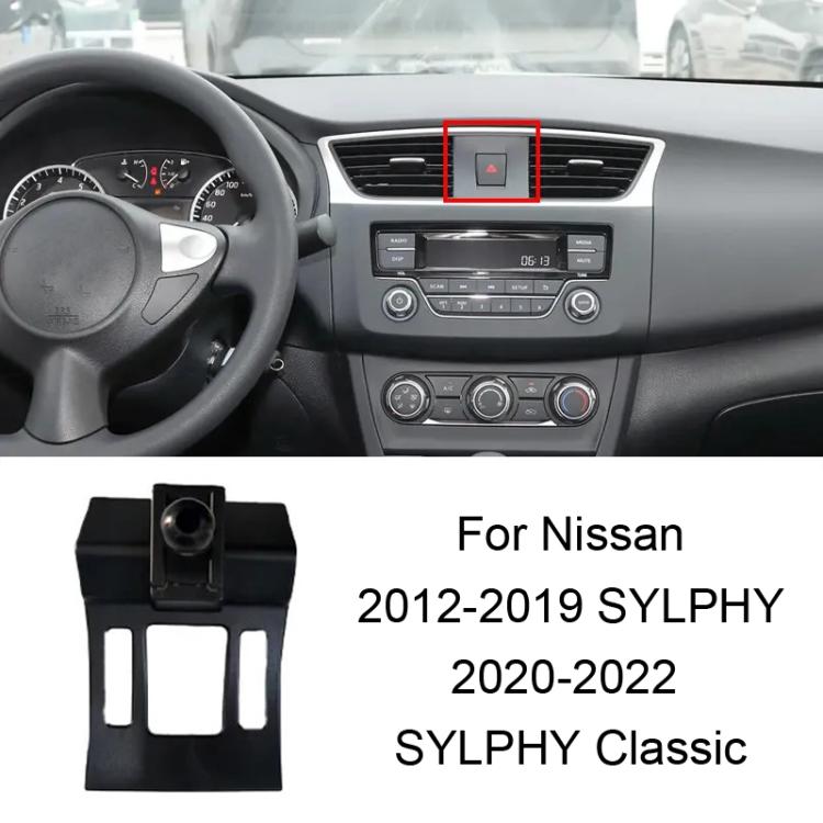 Base montaggio supporto cellulare per Nissan Tiida e Sylphy