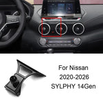 Base montaggio supporto cellulare per Nissan Tiida e Sylphy