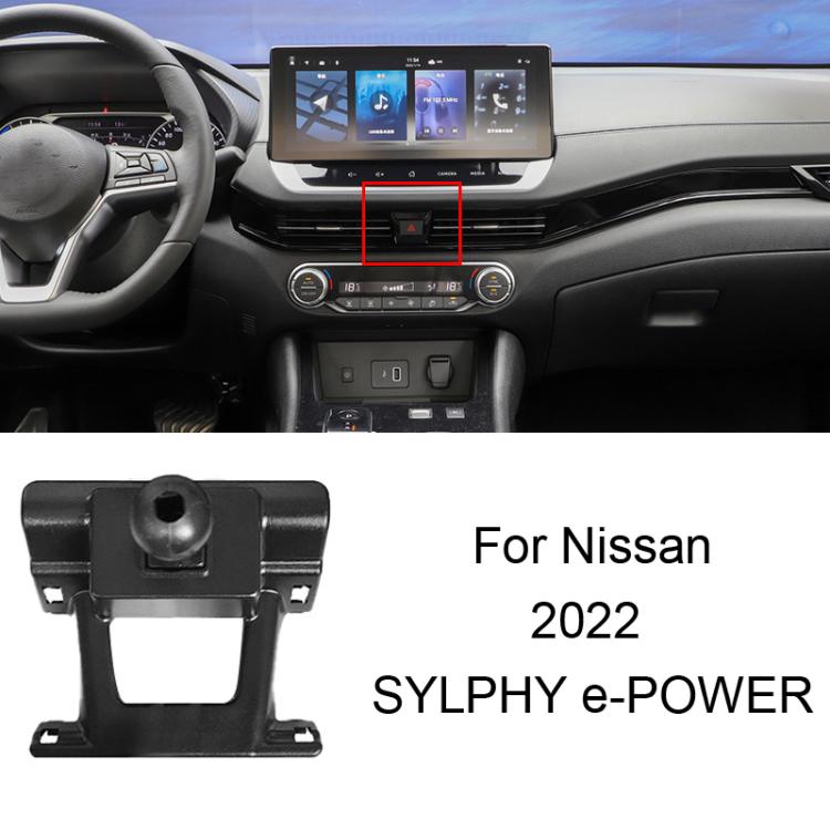 Base montaggio supporto cellulare per Nissan Tiida e Sylphy