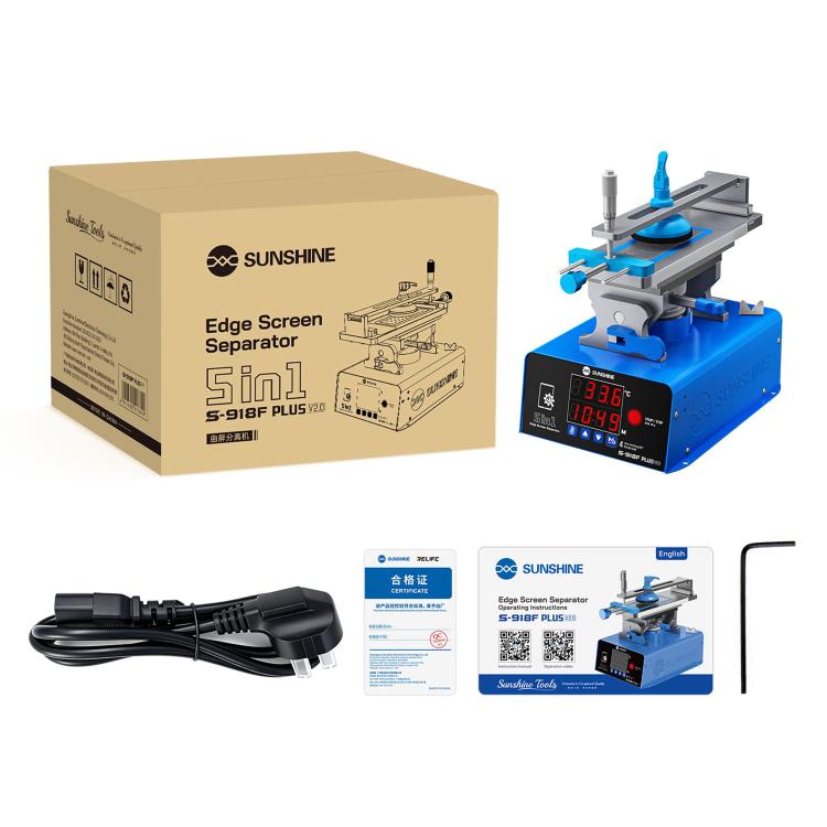 SUNSHINE S-918F Plus Separator Schermo Curvo 5 in 1