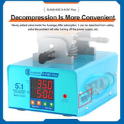 SUNSHINE S-918F Plus 5 In 1 Curved Screen Separator Mobile Phone LCD Screen Repair Separator Heating Platform