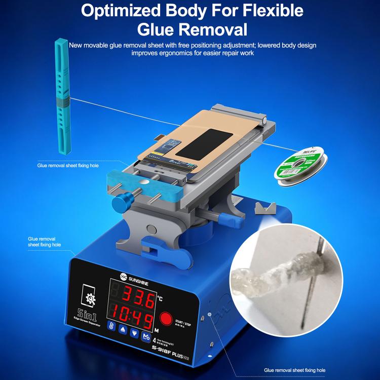 SUNSHINE S-918F Plus Separator Schermo Curvo 5 in 1