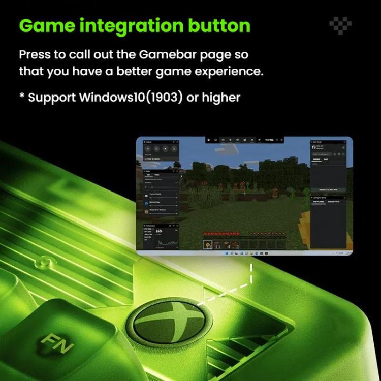 Tastiera meccanica 8BitDo Retro87 Retro RGB Lighting Green Tastiera trasparente con tasti grandi, Green Transparent Keyboard