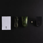 Mouse wireless traslucido verde 8BitDo Retro R8 con base di ricarica, Green Translucent Mouse