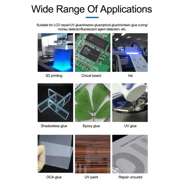 SUNSHINE S-918B UV Curing Filming Box LED High-Power UV Mobile Phone Curved Screen Optical Shadowless Glue Repair Tool, SUNSHINE S-918B (US Plug 110V), SUNSHINE S-918B (EU Plug 220V)