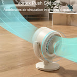 Ventilatore da tavolo con controllo vocale e touch screen