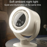 Ventilatore da tavolo con controllo vocale e touch screen