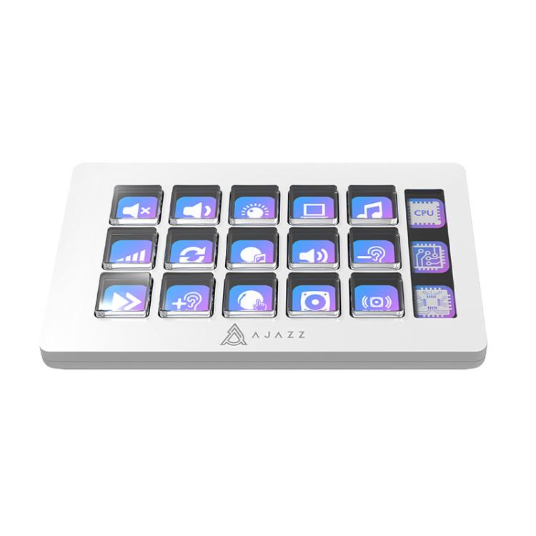 Ajazz AKP153 Pannello console multifunzionale Assistente desktop Live Stock Tuning Programmazione personalizzata Mini tastiera