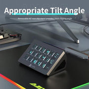 Ajazz AKP153 Pannello console multifunzionale Assistente desktop Live Stock Tuning Programmazione personalizzata Mini tastiera
