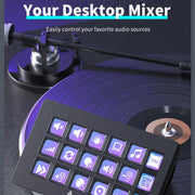 Ajazz AKP153 Pannello console multifunzionale Assistente desktop Live Stock Tuning Programmazione personalizzata Mini tastiera