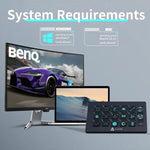 Ajazz AKP153 Pannello console multifunzionale Assistente desktop Live Stock Tuning Programmazione personalizzata Mini tastiera
