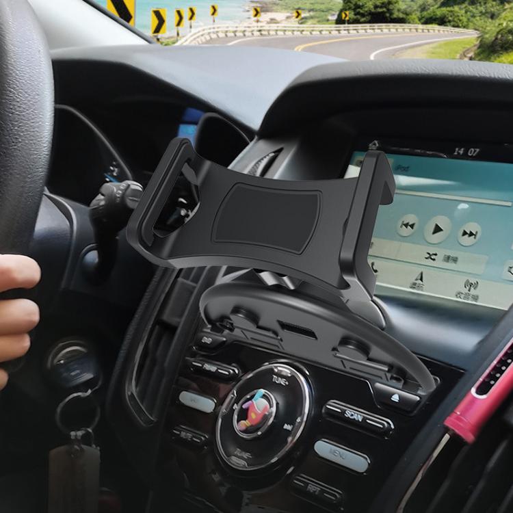 Supporto per telefono cellulare con lettore CD per auto, Automatic Lock Type Black, Automatic Lock Type Gray, Clip Type Black, Clip Type Gray, Magnet Type