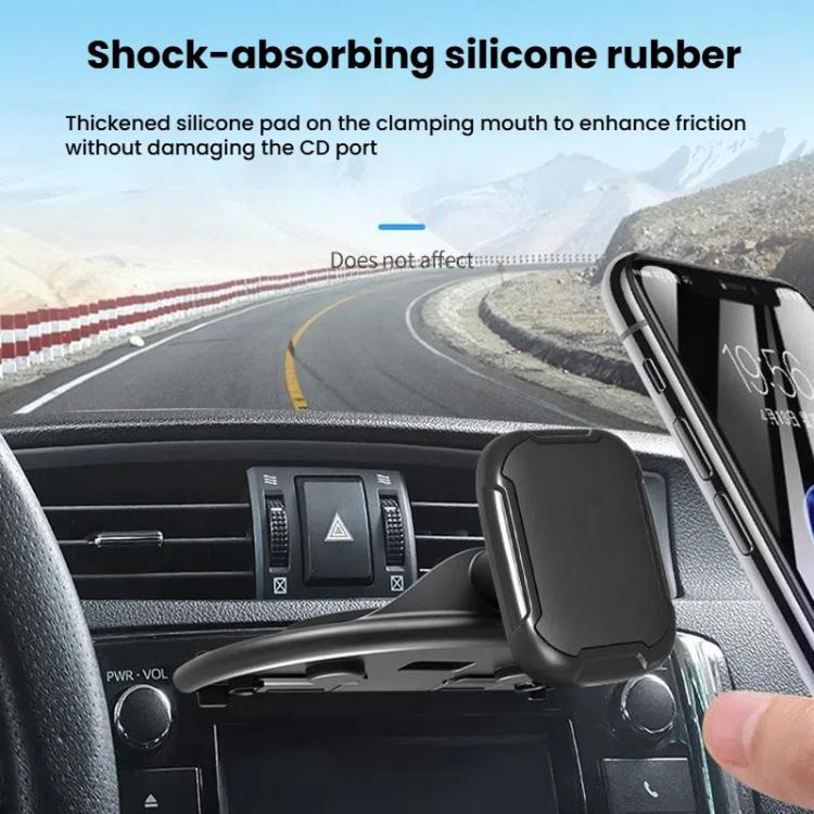 Supporto per telefono cellulare con lettore CD per auto, Automatic Lock Type Black, Automatic Lock Type Gray, Clip Type Black, Clip Type Gray, Magnet Type