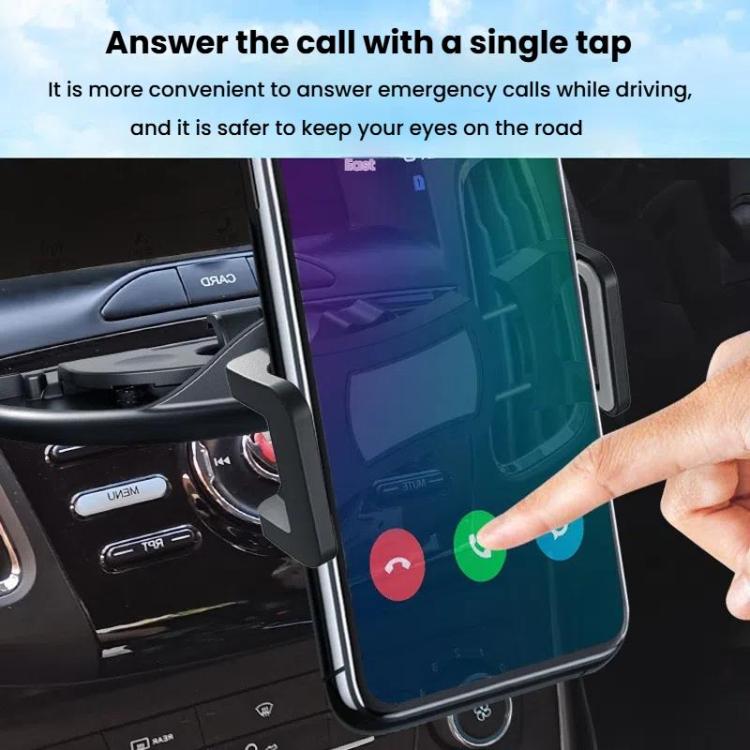 Supporto per telefono cellulare con lettore CD per auto, Automatic Lock Type Black, Automatic Lock Type Gray, Clip Type Black, Clip Type Gray, Magnet Type