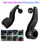 Supporto per telefono per auto, asta di prolunga, clip per bocchetta dell'aria, accessori per telefono