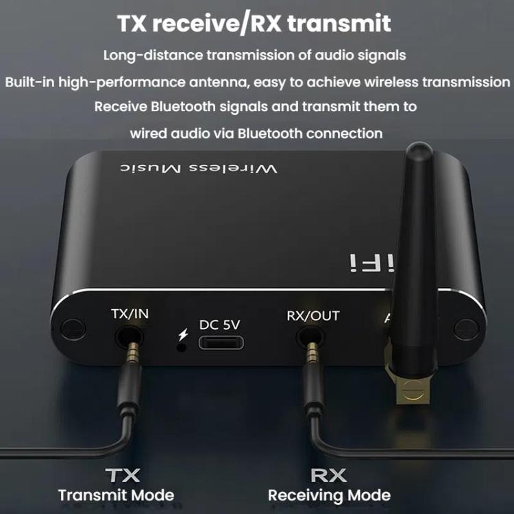 Amplificatore 2 in 1 AUX Bluetooth 5.4 Adattatore audio, Bluetooth 5.4