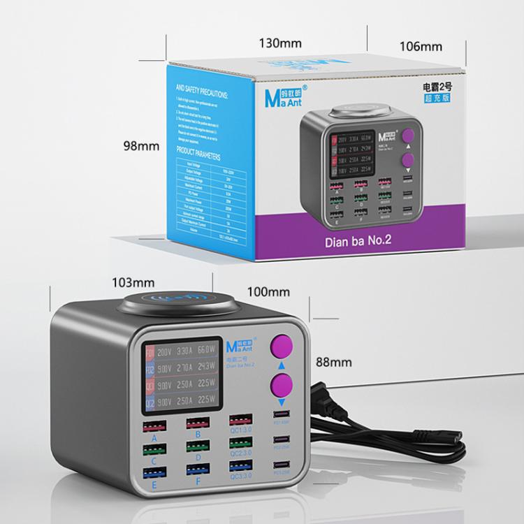 Stazione di ricarica USB multi-port 300W