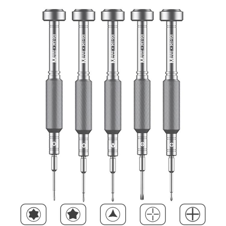 MaAnt MY-901 High-precision Screwdriver Mobile Phone Repair Disassembly Tools, Five Star, Triangle, Hexagon, Middle Plate, Phillips