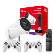 Proiettore di gioco Sistema Android 11 con controller di gioco wireless 720P Home Theater, HY300
