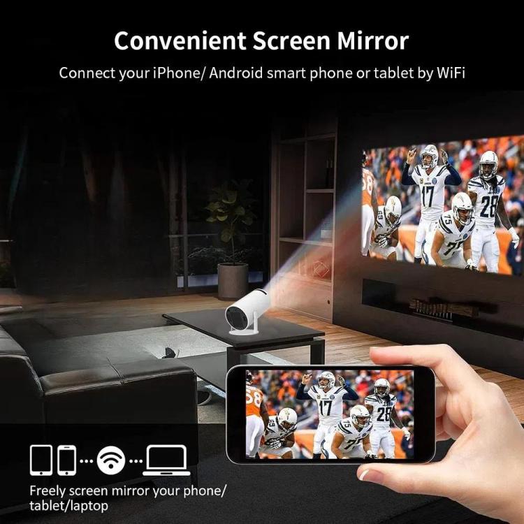 Proiettore di gioco Sistema Android 11 con controller di gioco wireless 720P Home Theater, HY300