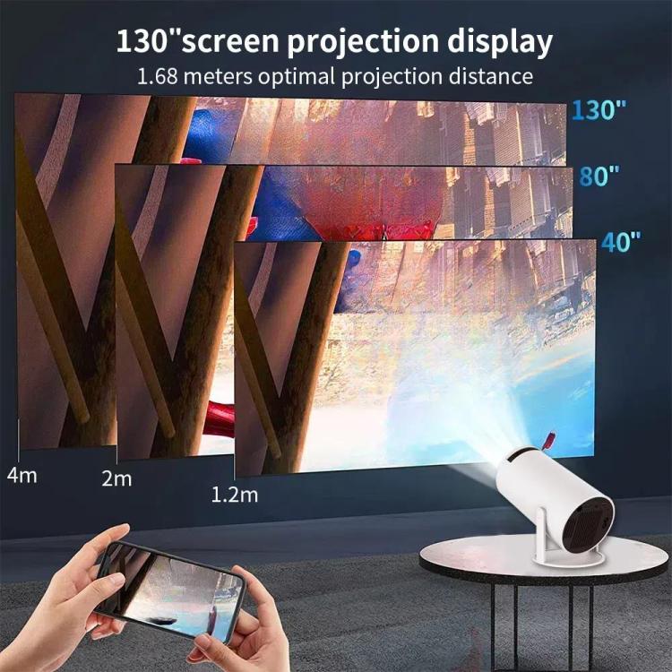 Proiettore di gioco Sistema Android 11 con controller di gioco wireless 720P Home Theater, HY300